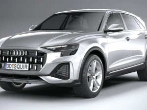 Audi Q8 Basic 2024 3D Model