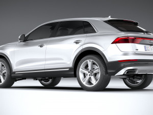 Audi Q8 Basic 2024 3D Модель