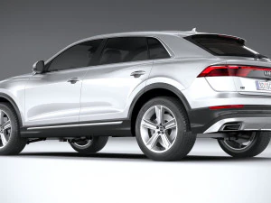 Audi Q8 Basic 2024 3D Model