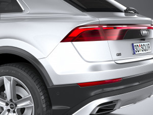 Audi Q8 Basic 2024 3D Модель
