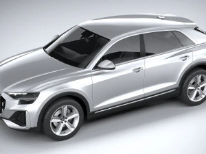 Audi Q8 Basic 2024 3D Model