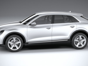 Audi Q8 Basic 2024 3D Модель