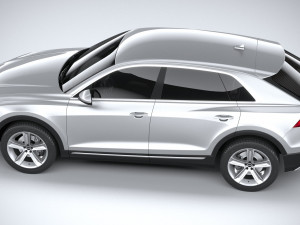 Audi Q8 Basic 2024 3D Модель