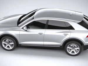 Audi Q8 Basic 2024 3D Model