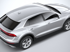 Audi Q8 Basic 2024 3D Модель