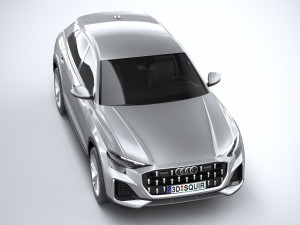 Audi Q8 Basic 2024 3D Модель