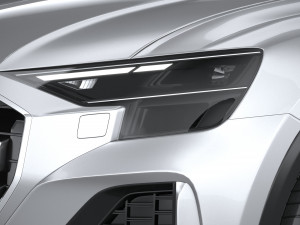 Audi Q8 Basic 2024 3D Модель
