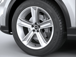 Audi Q8 Basic 2024 3D Модель
