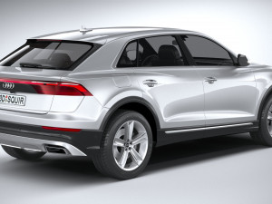 Audi Q8 Basic 2024 3D Модель
