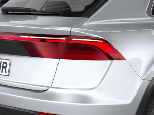 Audi Q8 Basic 2024 3D Модель