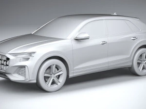 Audi Q8 Basic 2024 3D Model