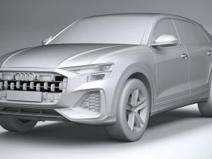 Audi Q8 Basic 2024 3D Model