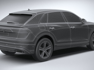 Audi Q8 Basic 2024 3D Модель
