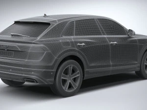 Audi Q8 Basic 2024 3D Model