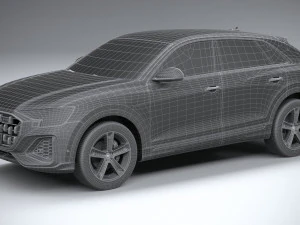 Audi Q8 Basic 2024 3D Model