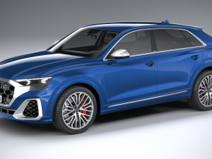 Audi SQ8 2024 3D Model