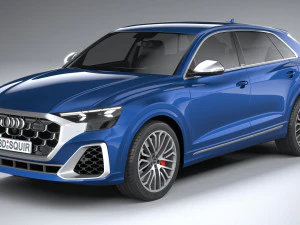 Audi SQ8 2024 3D Model