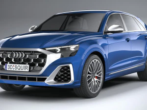 Audi SQ8 2024 3D Model