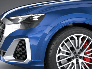 Audi SQ8 2024 3D Model