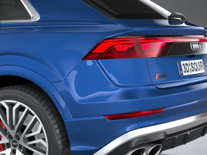 Audi SQ8 2024 3D Model