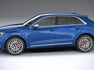 Audi SQ8 2024 3D Model