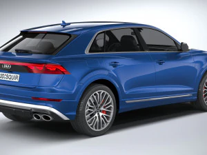 Audi SQ8 2024 3D Model