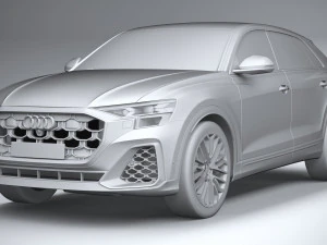 Audi SQ8 2024 3D Model