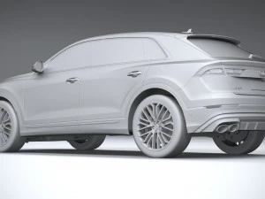 Audi SQ8 2024 3D Model