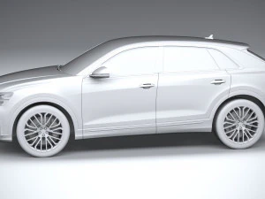 Audi SQ8 2024 3D Model