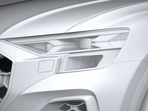 Audi SQ8 2024 3D Model