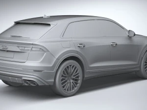 Audi SQ8 2024 3D Model