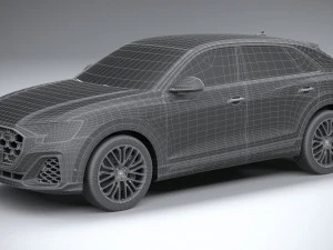 Audi SQ8 2024 3D Model