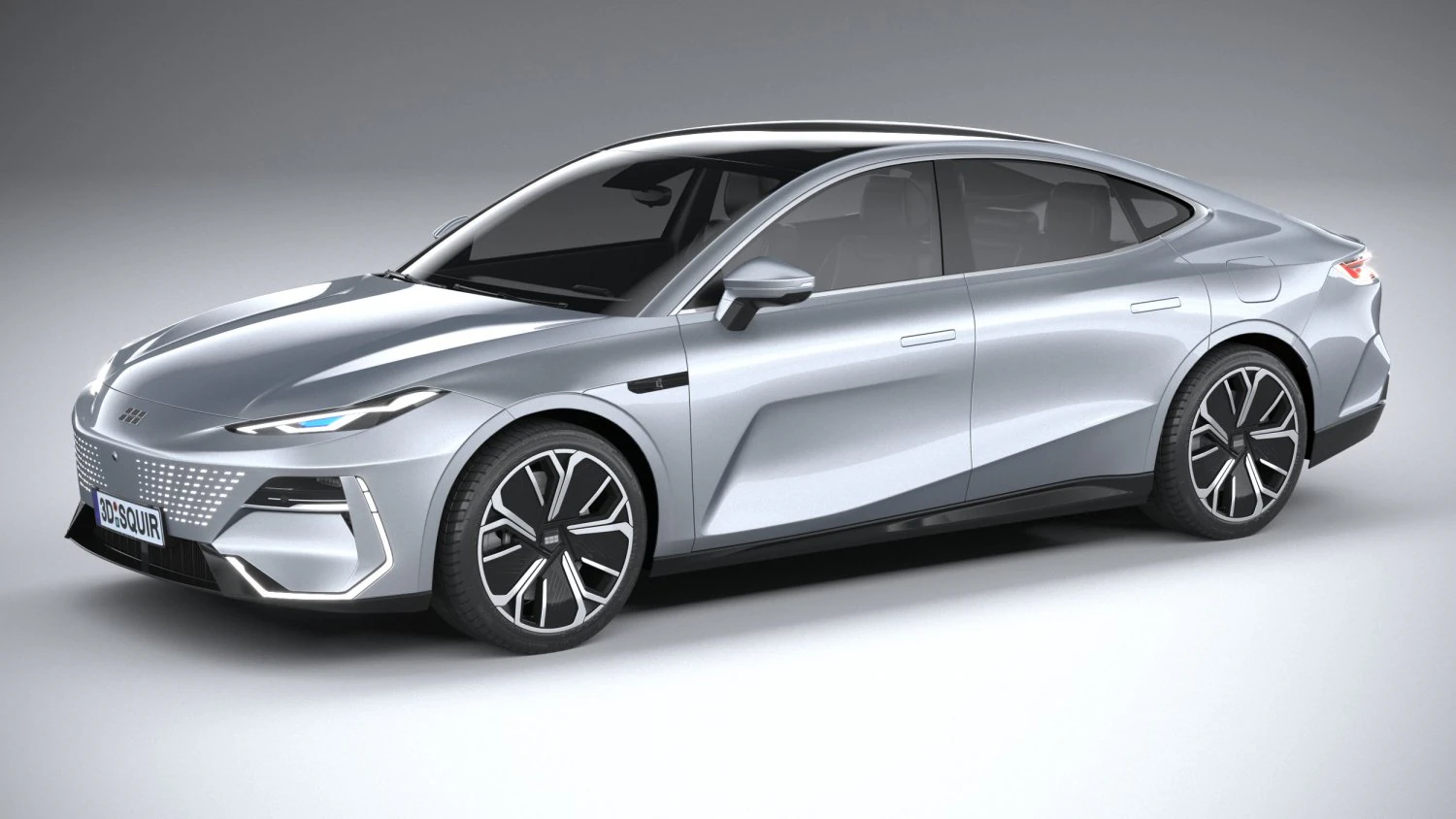 Geely Galaxy E8 2024 3D Model .c4d .max .obj .3ds .fbx .stl .blend 