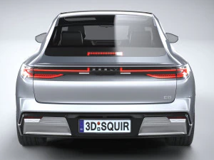 Geely Galaxy E8 2024 3D Model