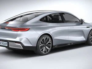 Geely Galaxy E8 2024 3D Model