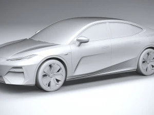Geely Galaxy E8 2024 3D Model