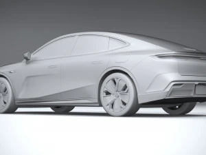 Geely Galaxy E8 2024 3D Model