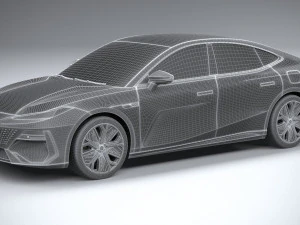 Geely Galaxy E8 2024 3D Model