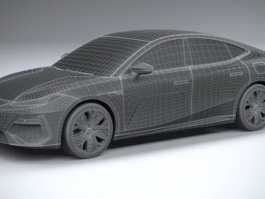 Geely Galaxy E8 2024 3D Model