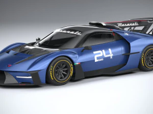 मासेराती एमसीएक्सट्रेमा 2024 3D मॉडल