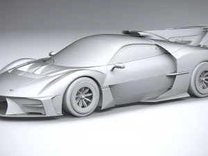 Maserati MCXtrema 2024 3D Model