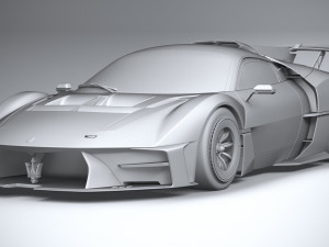 Maserati MCXtrema 2024 3D Model