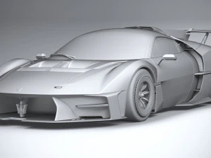Maserati MCXtrema 2024 3D Model