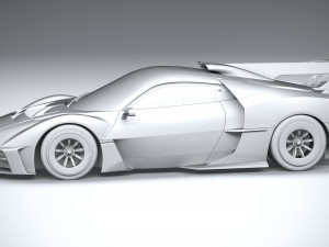 Maserati MCXtrema 2024 3D Model