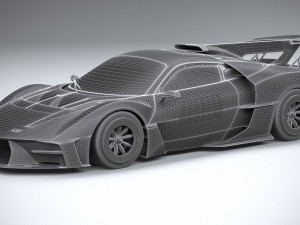 Maserati MCXtrema 2024 3D Model