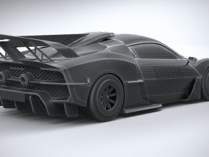 Maserati MCXtrema 2024 3D Model