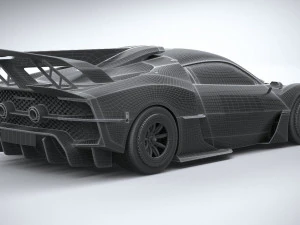 Maserati MCXtrema 2024 3D Model