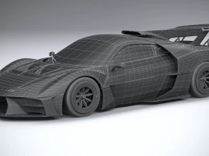 Maserati MCXtrema 2024 3D Model