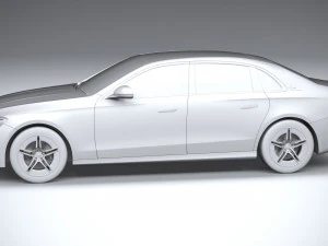 Mercedes-Benz E-class Long 2024 3D Model
