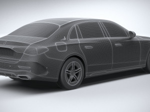 Mercedes-Benz E-class Long 2024 Model 3D